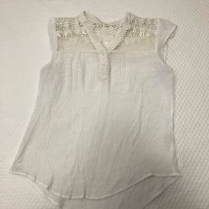 White lace blouse